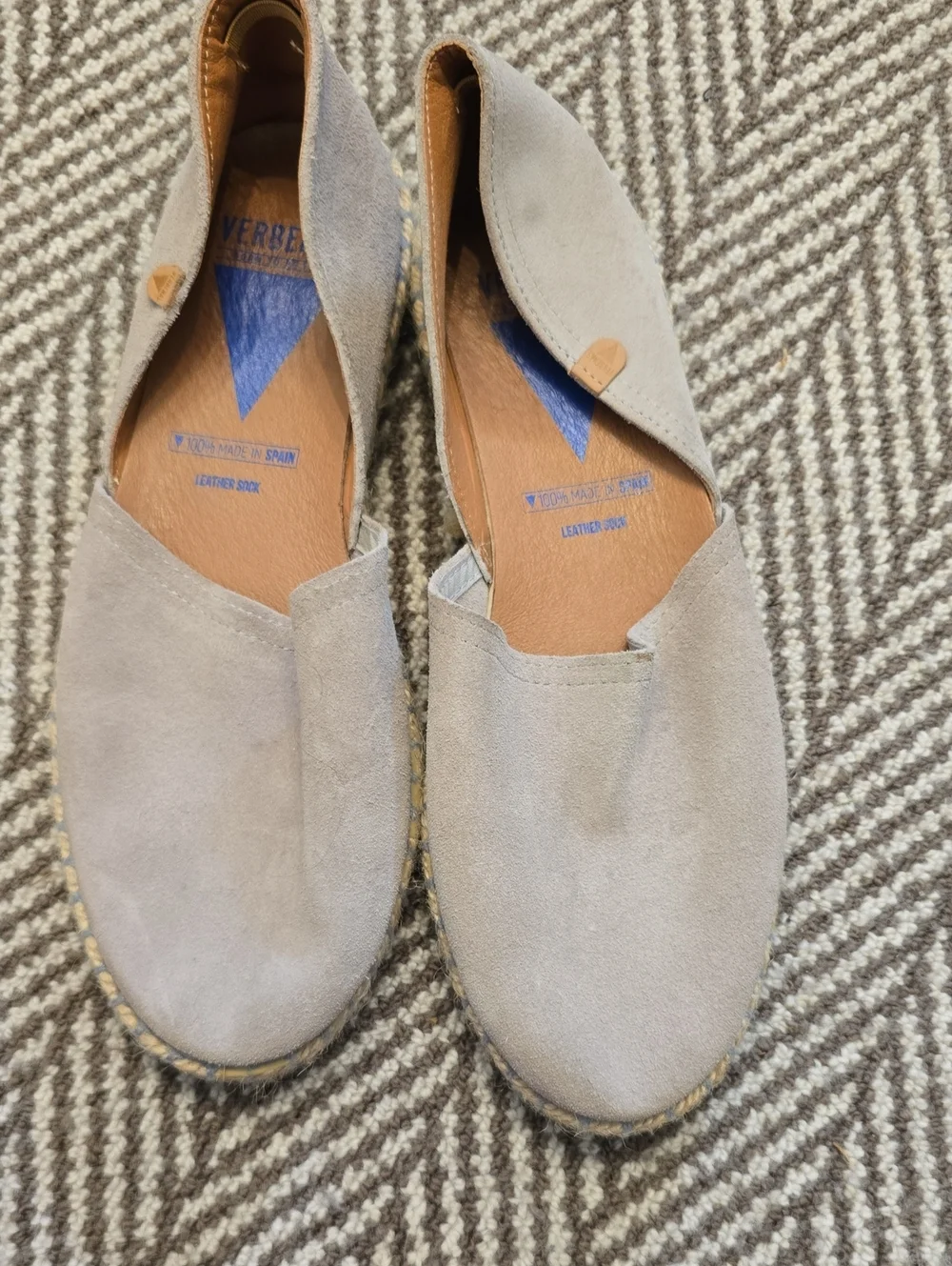 Light Gray Suede Espadrille Flats - Versatile Everyday Slip-On